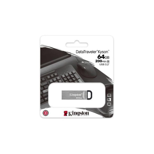 Pendrive 64GB Kingston DataTraveler Kyson 3.2 metal