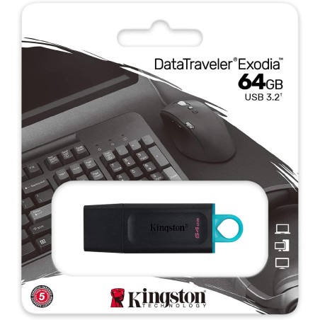 Pendrive 64Gb Kingston exodia
