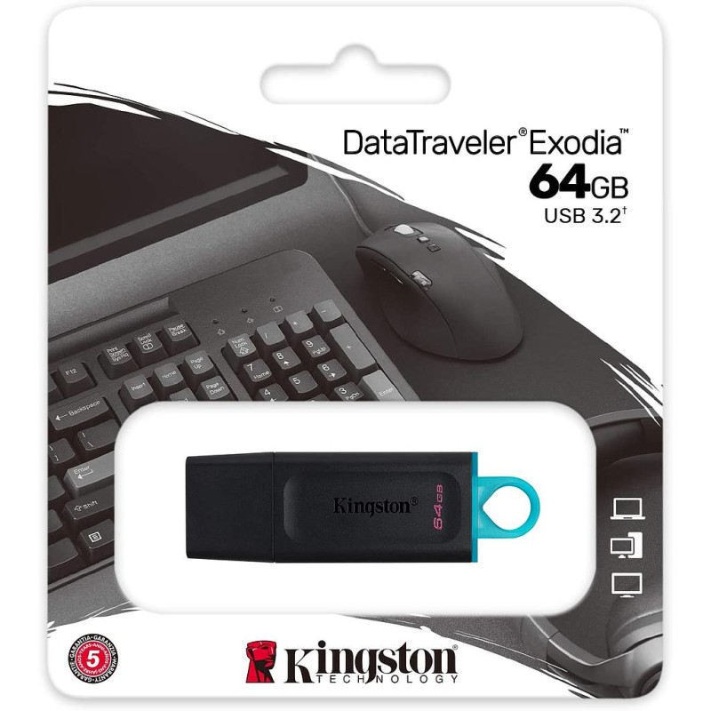 Pendrive 64Gb Kingston exodia