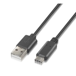 Cavo USB 2.0 Aisens USB A to USB Type C 2mt 3A Nero
