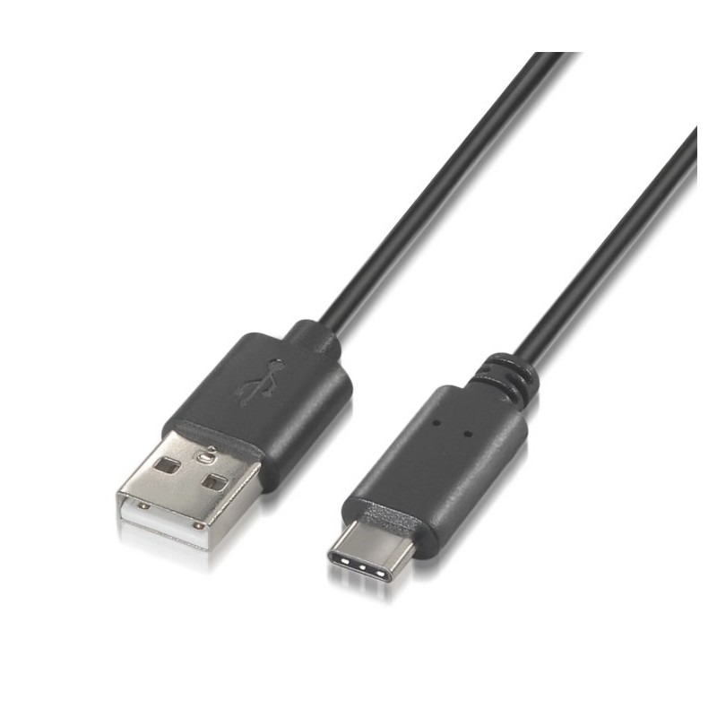 Cavo USB 2.0 Aisens USB A to USB Type C 2mt 3A Nero