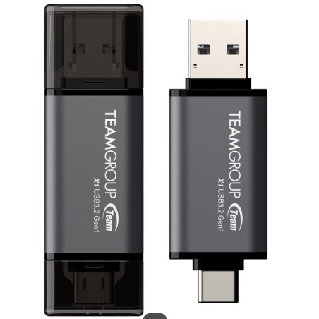 Pendrive 128Gb Dual USB Type-A Type-C Teamgroup X1