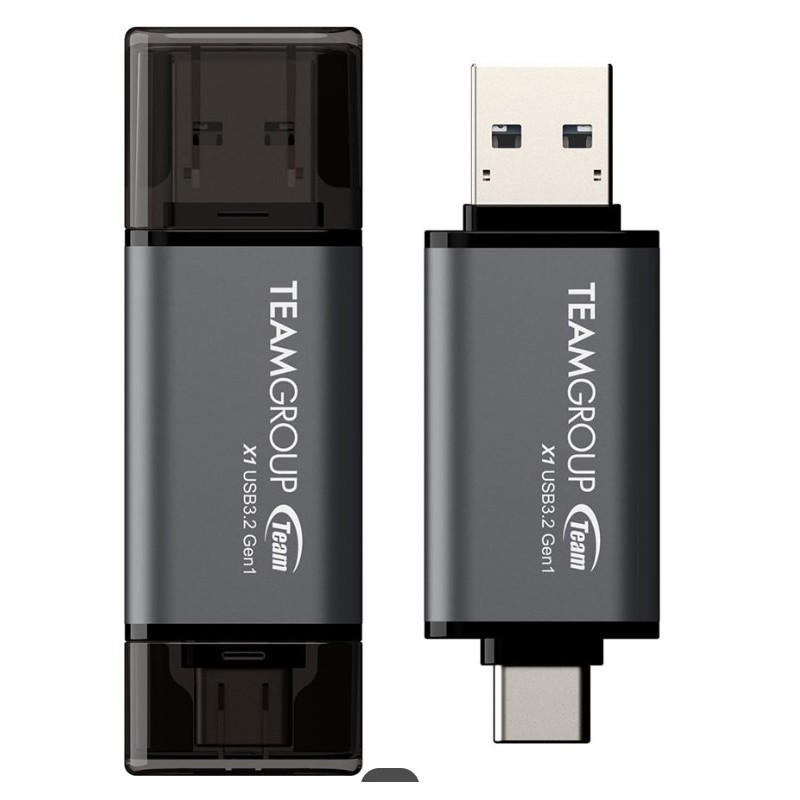 Pendrive 128Gb Dual USB Type-A Type-C Teamgroup X1