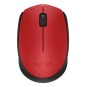Mouse Logitech Wireless M171 Rosso