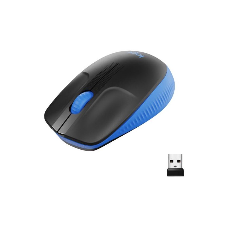 Mouse Wireless Logitech M190 Blu