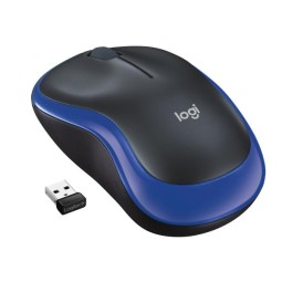 Mouse Wireless M185 Logitech Blu