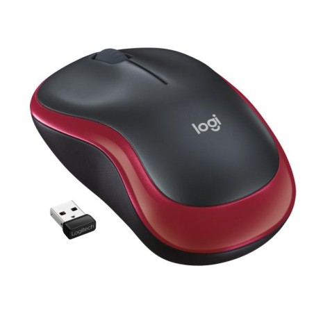 Mouse Wireless M185 Logitech Rosso
