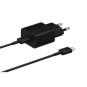 Caricabatterie + Cavo Samsung USB type C 15W 1mt Nero EP-T1510XBEGEU