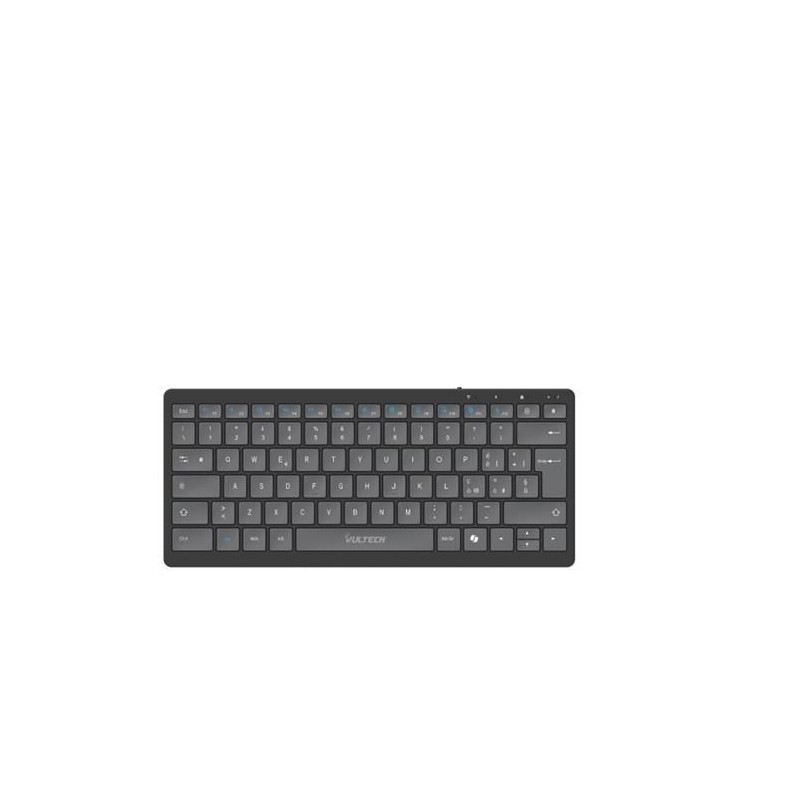 Tastiera mini Slim Wireless + Bluetooth, batteria integrata ricaricabile KEY-601WBT