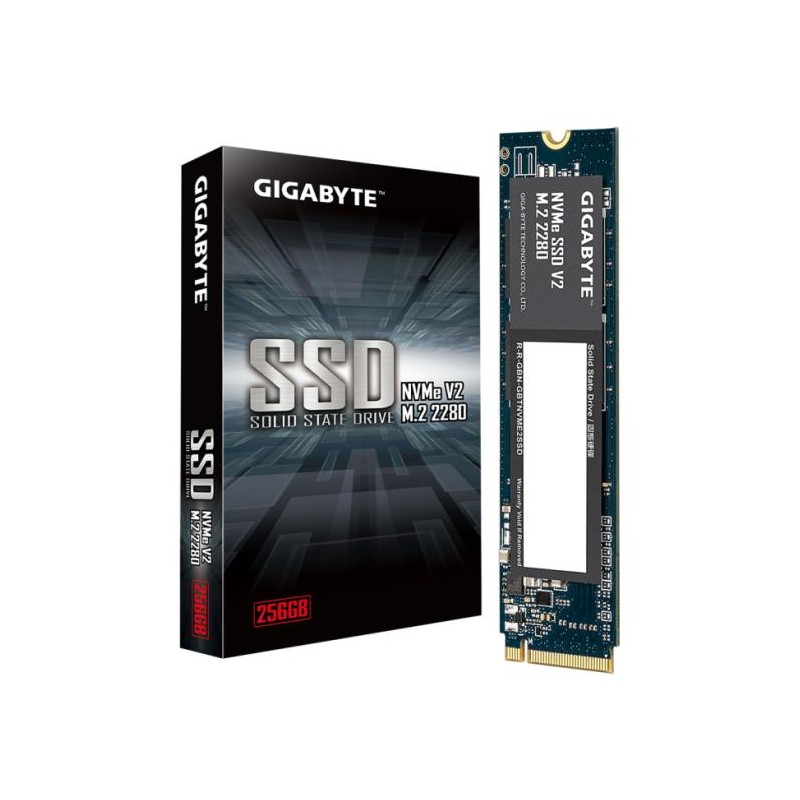 SSD M.2 Gigabyte 256GB G3NVMEV2256G Nvme PCI Express 3.0 lettura 3200mb/s scrittura 1200mb/s