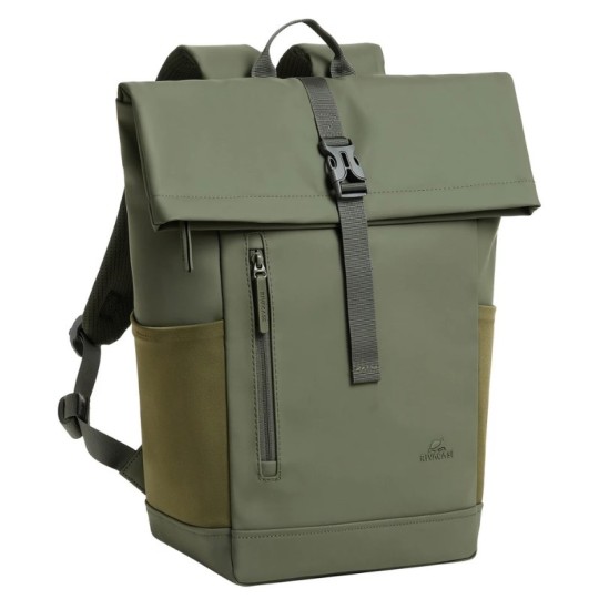 Zaino Rivacase Verde Oliva Eco 17 litri Roll Top