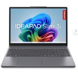 Notebook 15,3" Lenovo IdeaPad Slim 3 Full HD Iintel Core Ultra 7 355, RAM 16GB, SSD 512GB, WINDOWS 11 HOME, LUNA GREY, Caricato