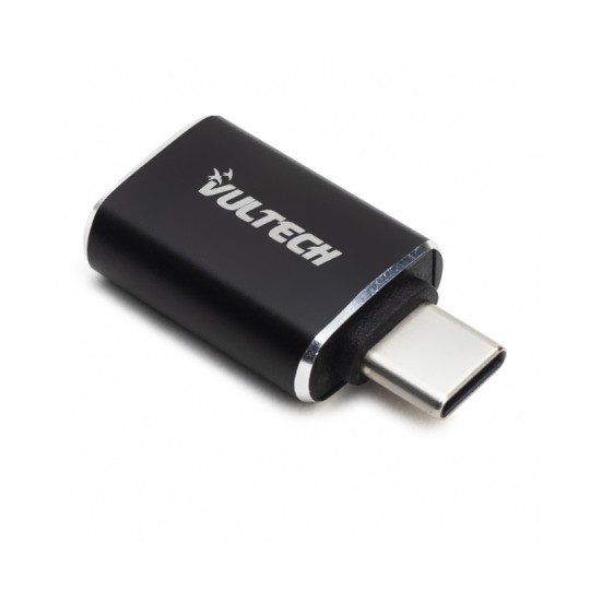 Adattatore Vultech ADP-02P USB 3.0 to Type C - Alluminio Nero